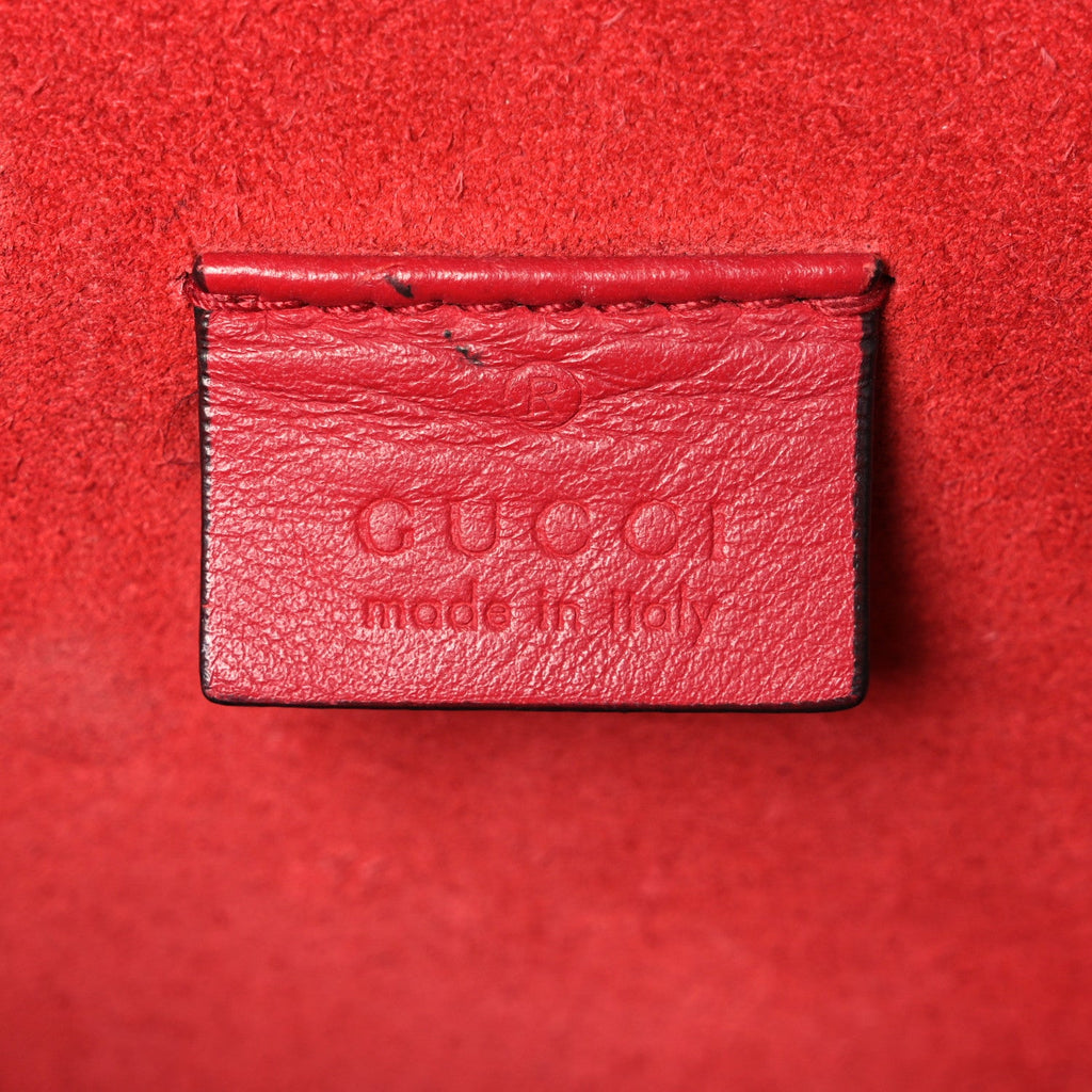 GG Supreme Monogram Small Dionysus Shoulder Bag Red wholesalehk.shop