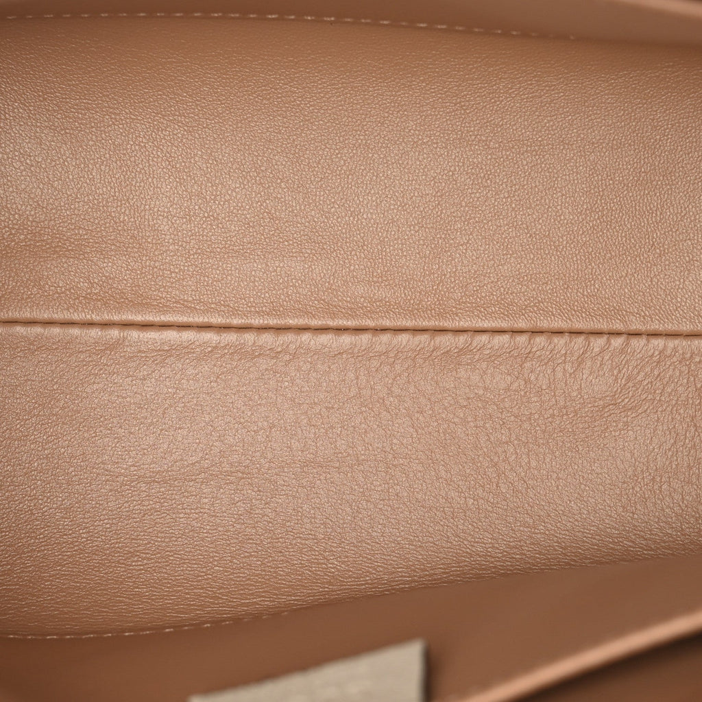 GG Supreme Monogram Berry Textured Dollar Calfskin Small Padlock Tote Beige Ebony Light Copper Mystic White £¨ Direct shipment via from wholesalehk.shop