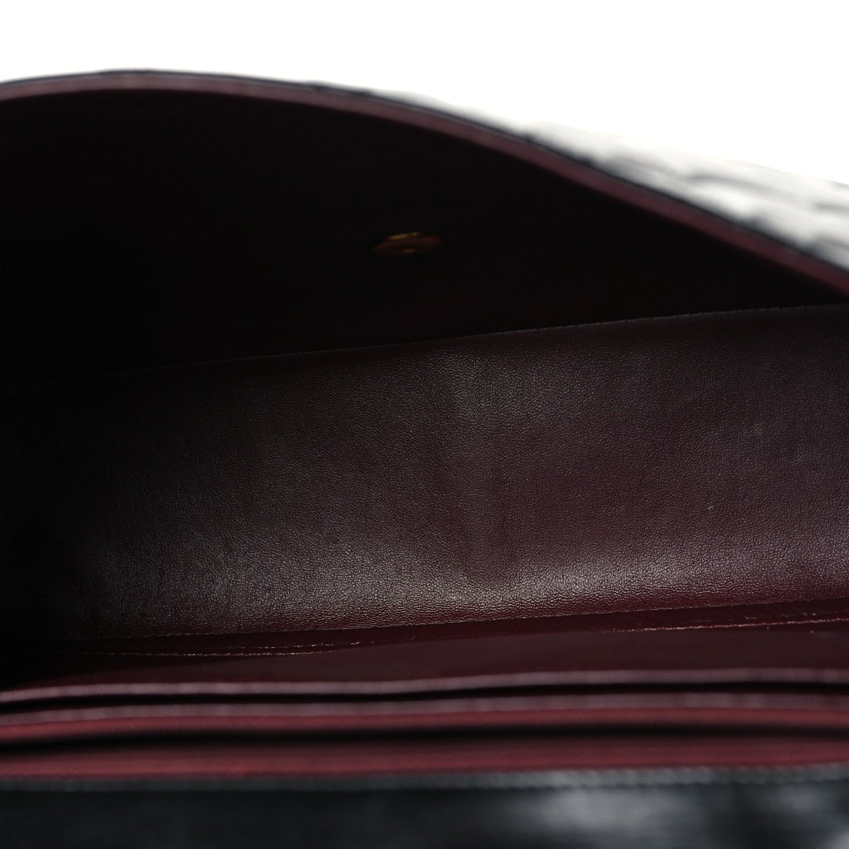 Lambskin Quilted Jumbo Double Flap Black wholesalehk.shop