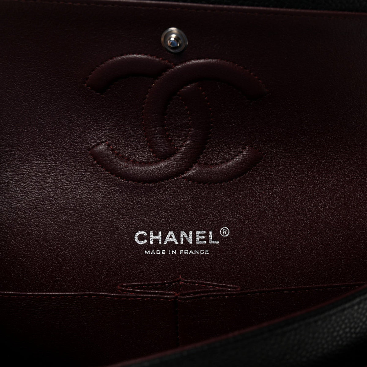 Caviar Quilted Medium Double Flap Black wholesalehk.shop