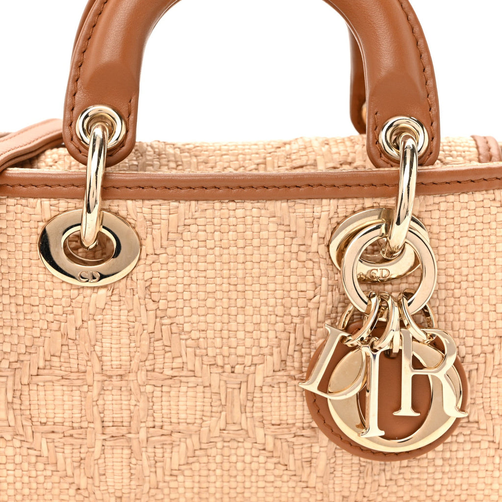 Raffia Micro Cannage Lady D-Joy Natural wholesalehk.shop