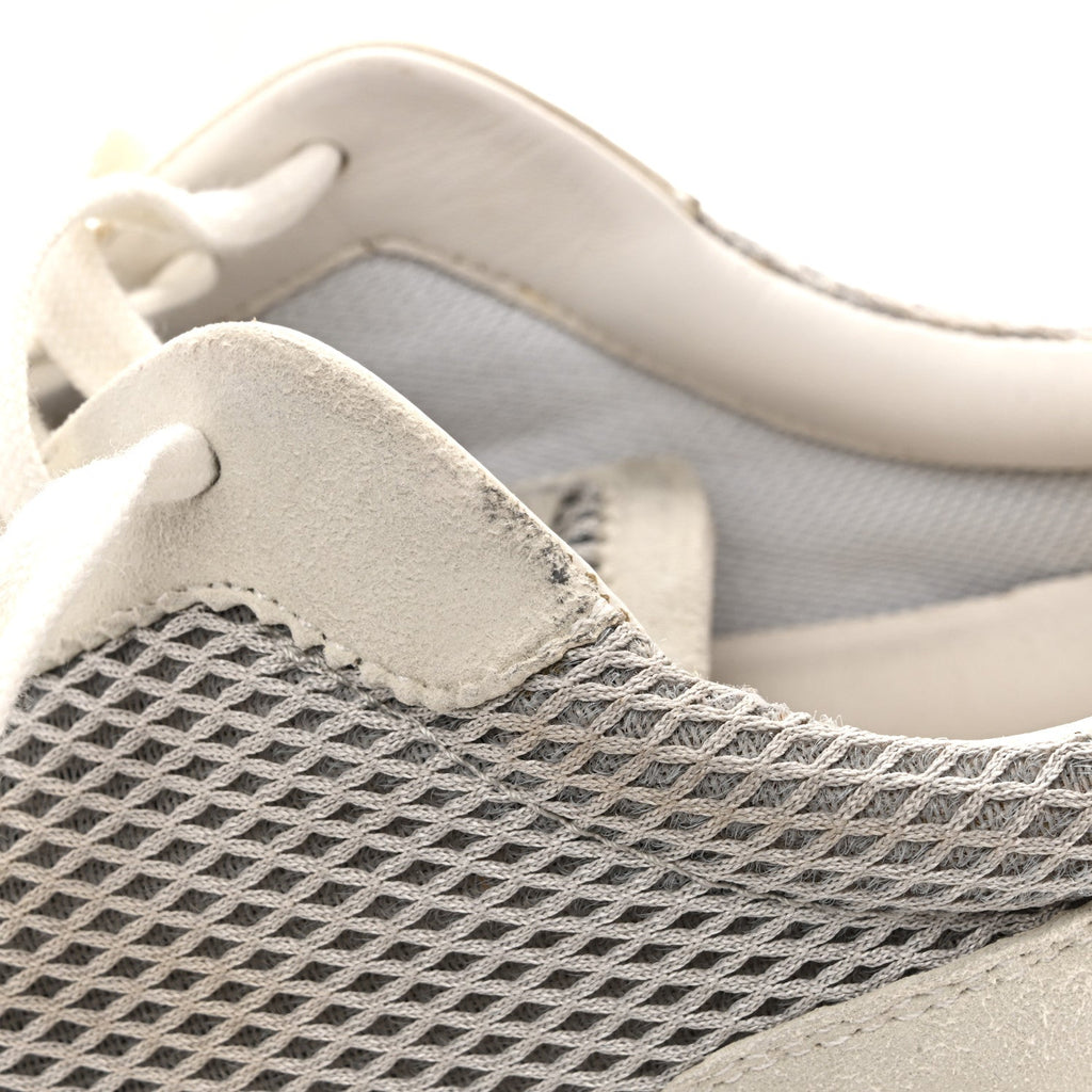 Air Mesh Suede Goatskin Bouncing Sneakers 35 Gris Lulea White wholesalehk.shop
