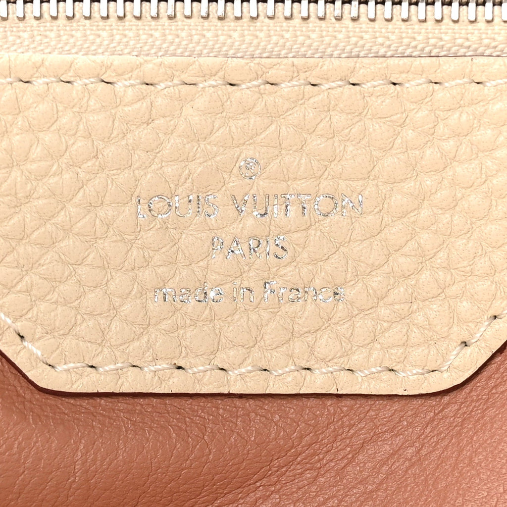 Taurillon Capucines MM Blanc Casse £¨ Direct shipment via from wholesalehk.shop