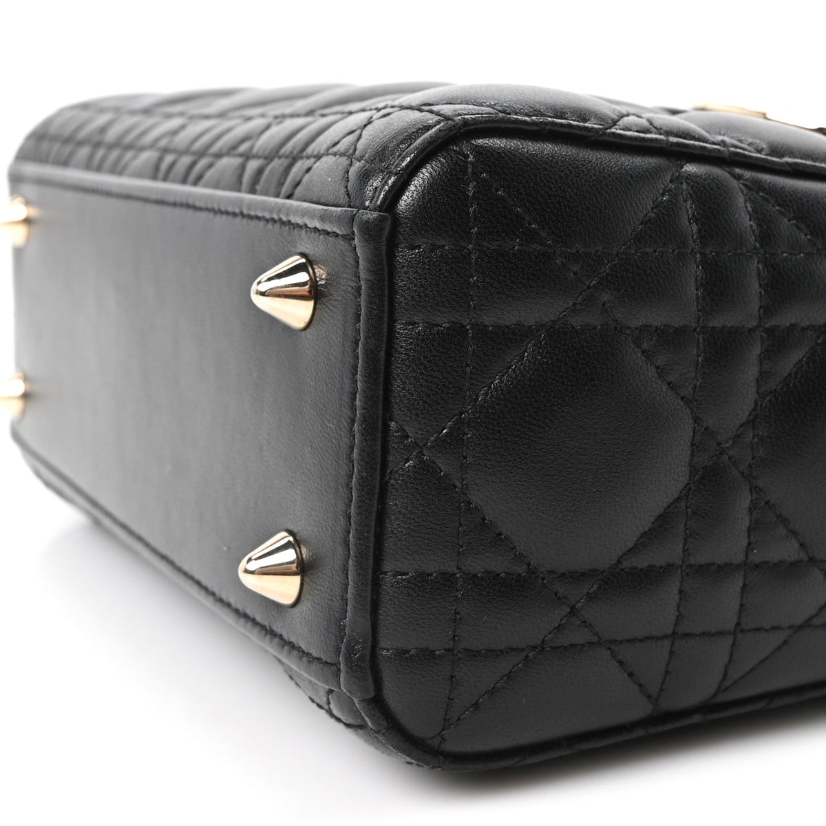 Lambskin Cannage Small My ABCDior Lady Dior Black wholesalehk.shop