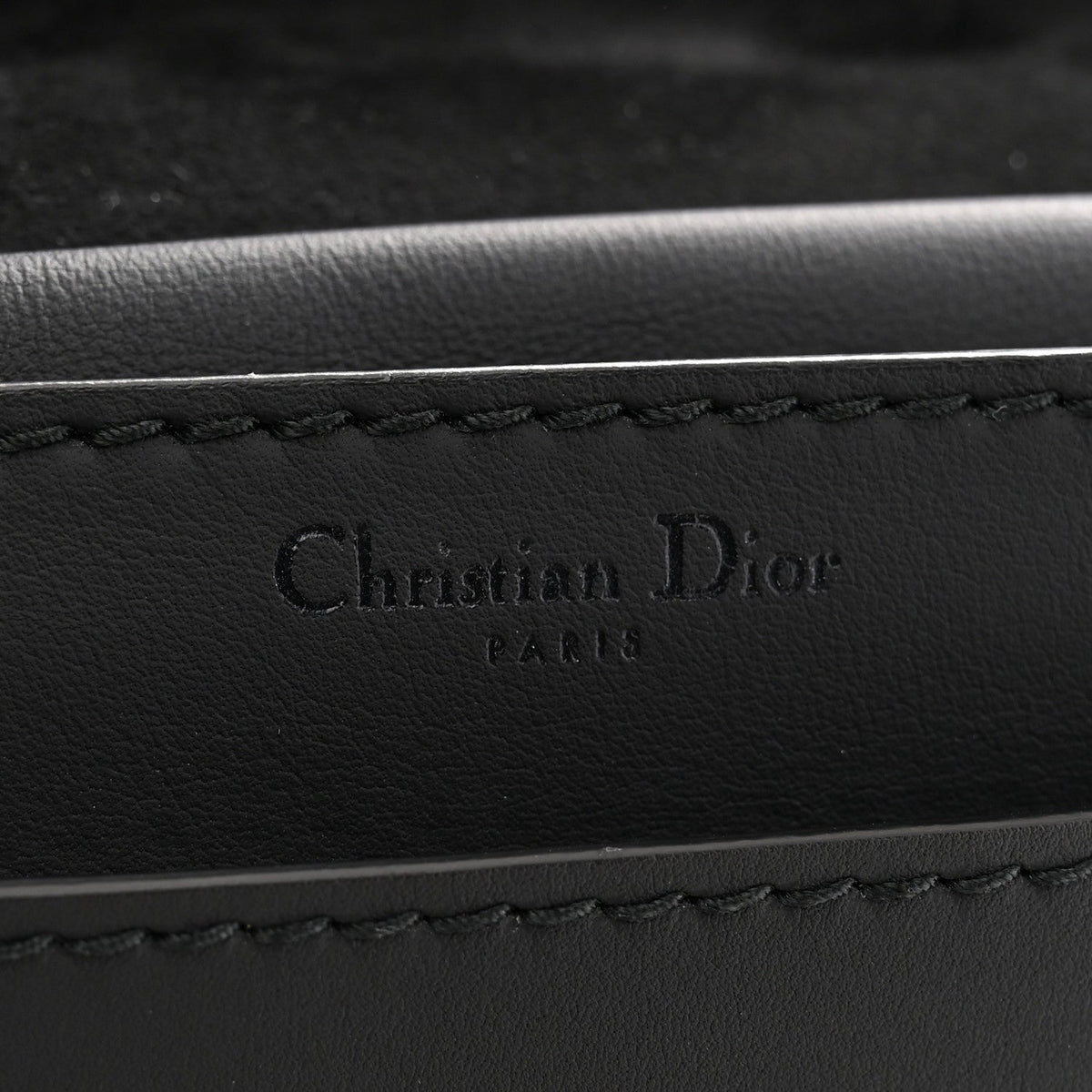 Ultra Matte Calfskin J'Adior Chain Flap Bag Black wholesalehk.shop
