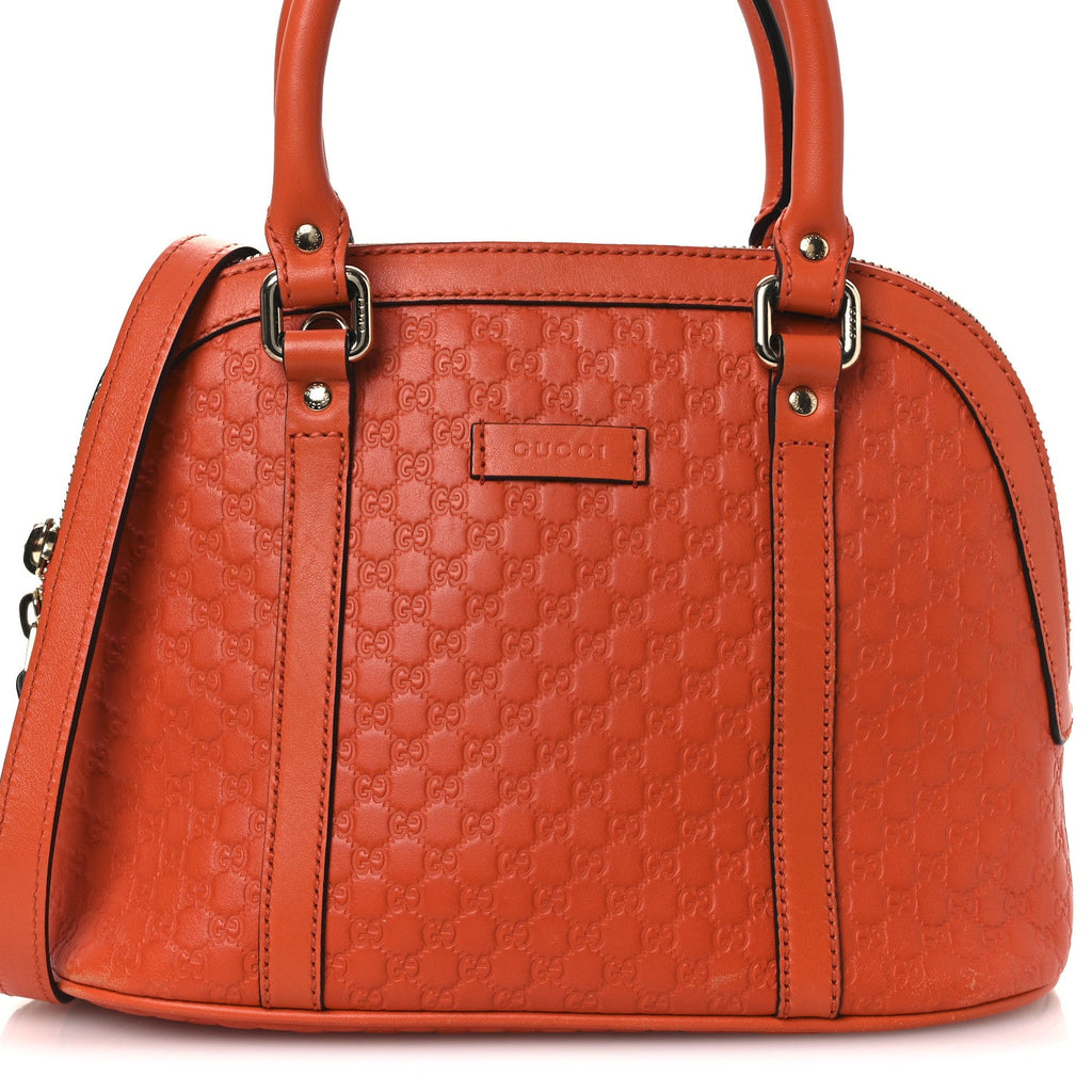 Microguccissima Mini Dome Bag Sun Orange £¨ Direct shipment via from wholesalehk.shop