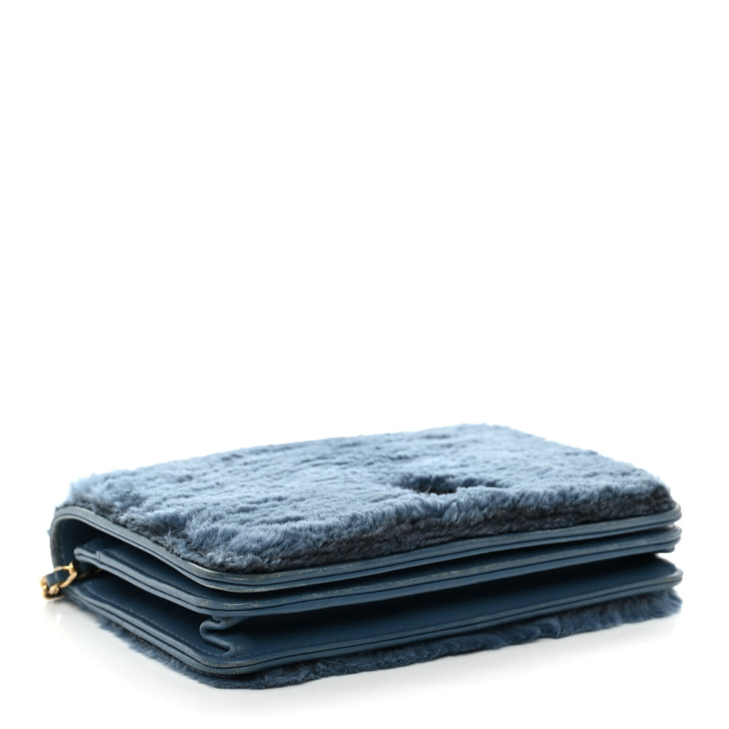 Rabbit Fur Wallet On Chain WOC Blue wholesalehk.shop