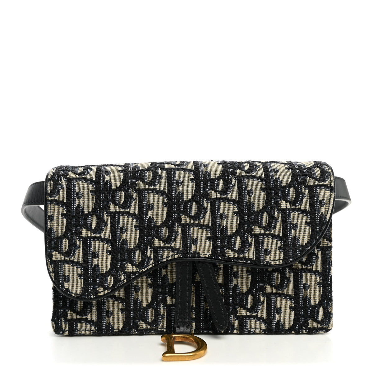 Oblique Saddle Belt Bag Blue wholesalehk.shop