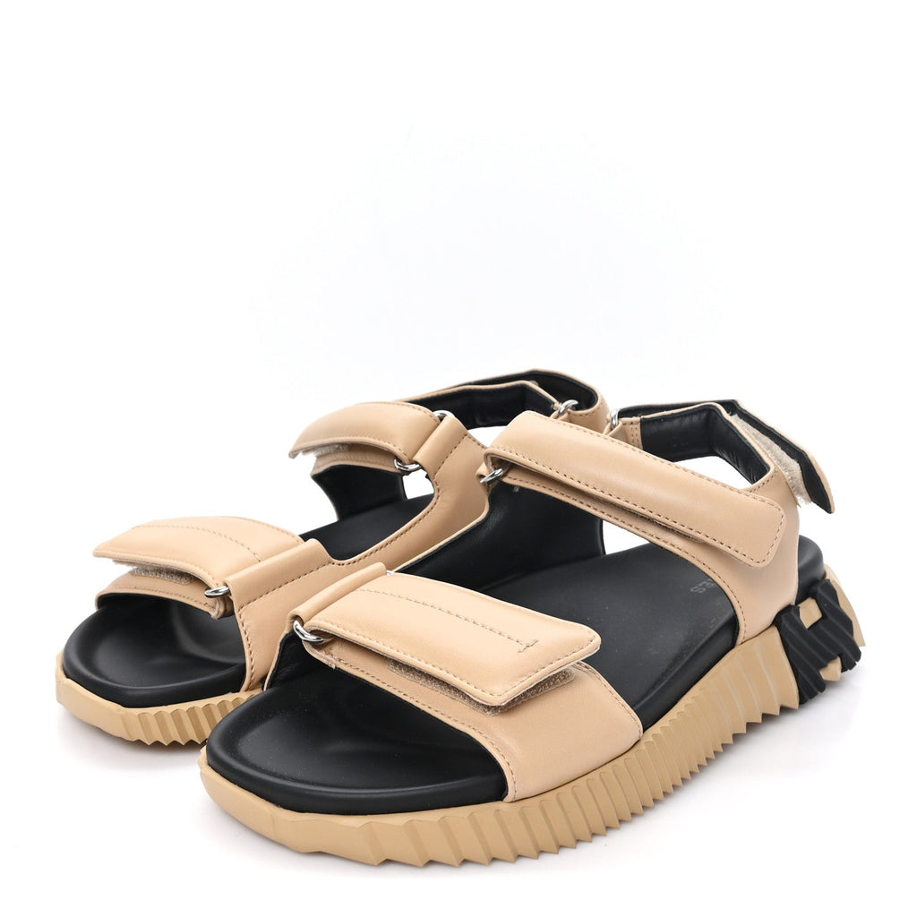Lambskin Junior Womens Sandals 38 Beige Albinos wholesalehk.shop