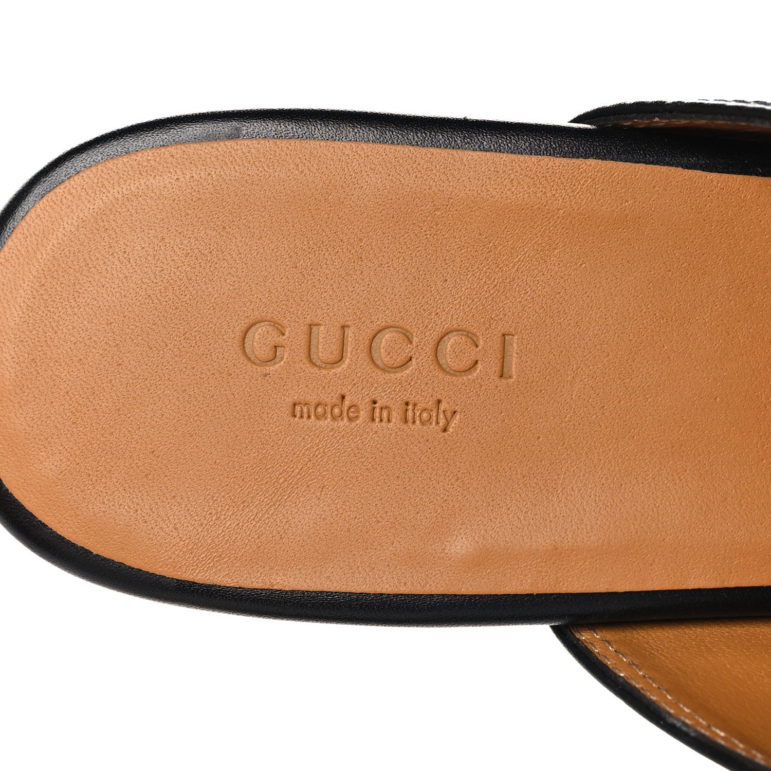 Glamour Calfskin Guccissima Womens Princetown Slippers 37.5 Black £¨ Direct shipment via from wholesalehk.shop