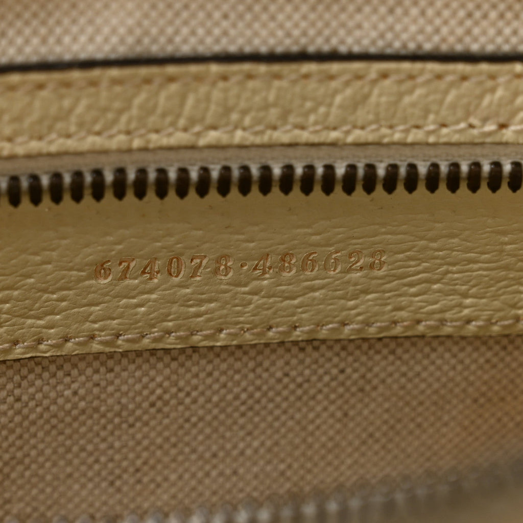 GG Supreme Monogram Web Ophidia Portfolio Pouch Beige Ebony Mystic White wholesalehk.shop