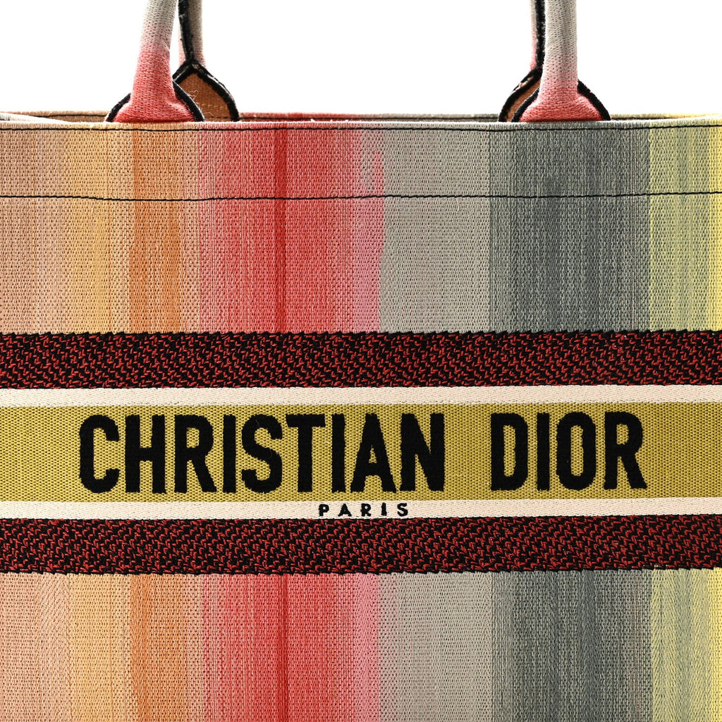 Canvas Embroidered Medium Dioraura Book Tote Multicolor £¨ Direct shipment via from wholesalehk.shop