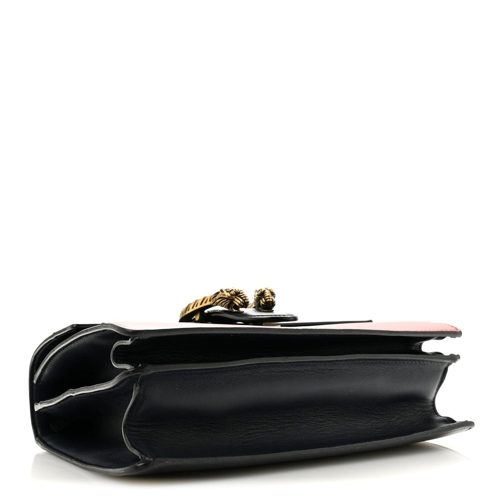 Moon Calfskin Bamboo Web Medium Dionysus Top Handle Bag Blue Emerald Hibiscus Red wholesalehk.shop