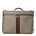 GG Supreme Monogram Textured Dollar Calfskin Web Ophidia Savoy Garment Bag Beige Ebony New Acero wholesalehk.shop