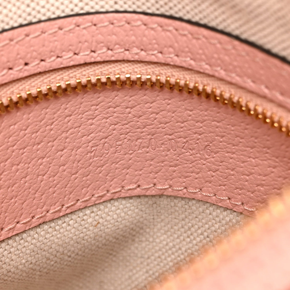 GG Supreme Monogram Textured Calfskin Web Super Mini Ophidia Shoulder Bag Pink wholesalehk.shop