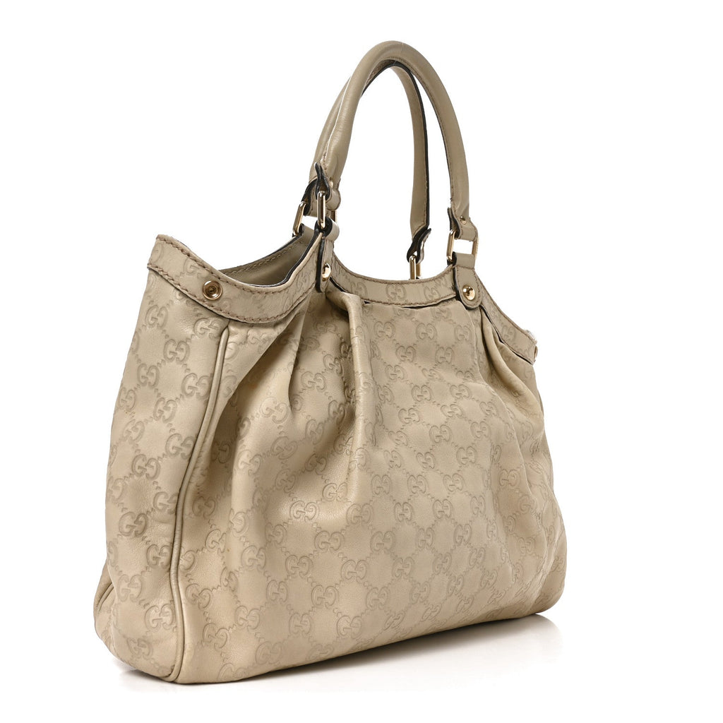 Guccissima Medium Sukey Tote Mystic White £¨ Direct shipment via from wholesalehk.shop