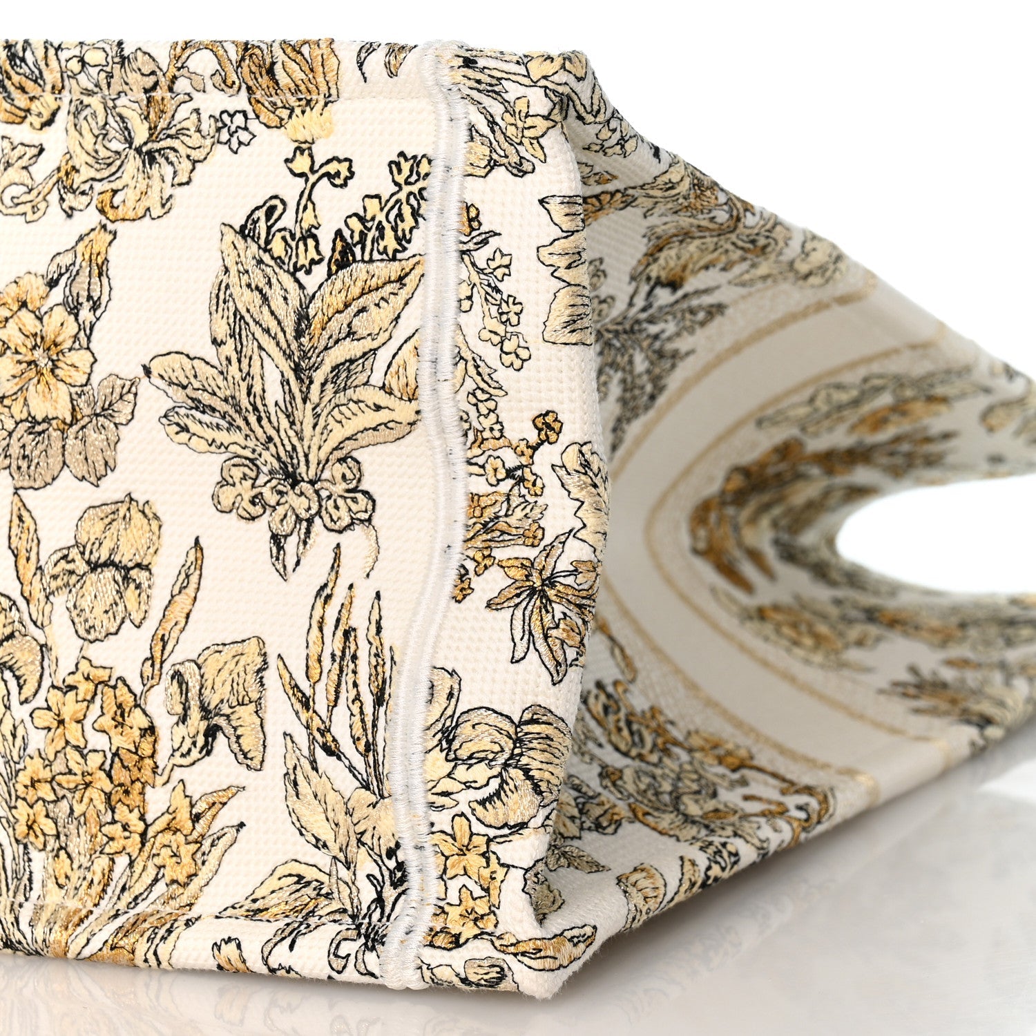 Canvas Embroidered Large Dioriviera Toile De Jouy Book Tote Gold £¨ Direct shipment via from wholesalehk.shop
