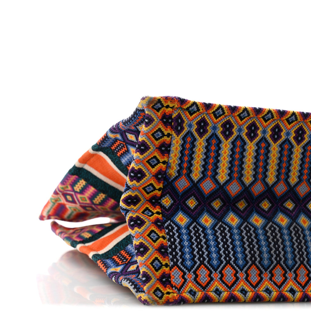 Canvas Embroidered Large Mexican Crafts Book Tote Orange Multicolor £¨ Direct shipment via from wholesalehk.shop