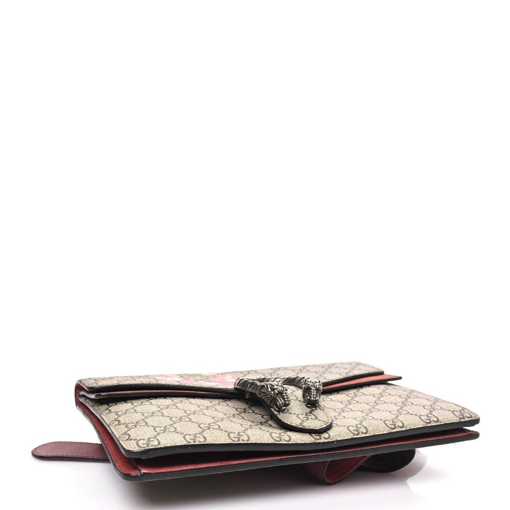 GG Supreme Monogram Blooms Dionysus Belt Bag Beige Multicolor Dry Rose wholesalehk.shop
