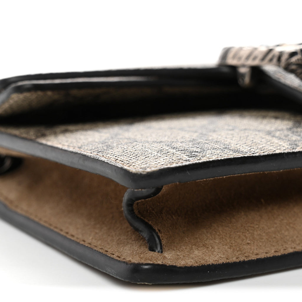 GG Supreme Monogram Super Mini Dionysus Shoulder Bag Taupe wholesalehk.shop