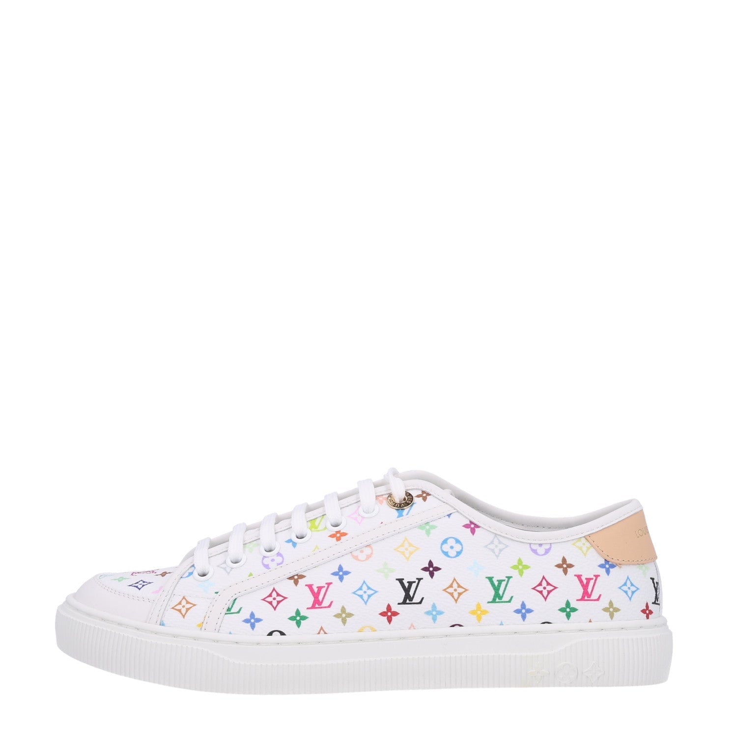 LV X TM Calfskin Monogram Multicolor Lagoon Sneakers 40 White £¨ Direct shipment via from wholesalehk.shop