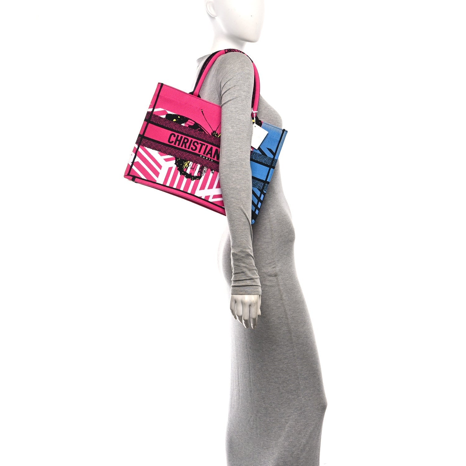Canvas Embroidered Medium Jungle Pop Book Tote Fuchsia Multicolor £¨ Direct shipment via from wholesalehk.shop