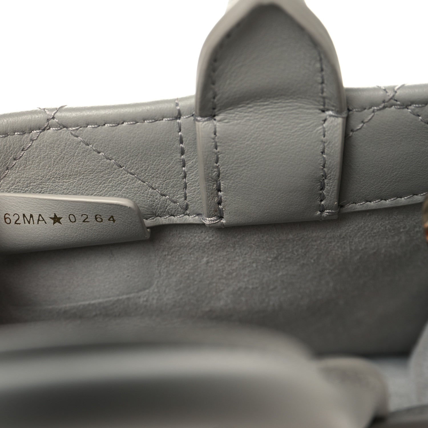 Calfskin Macrocannage Mini Book Tote Grey £¨ Direct shipment via from wholesalehk.shop