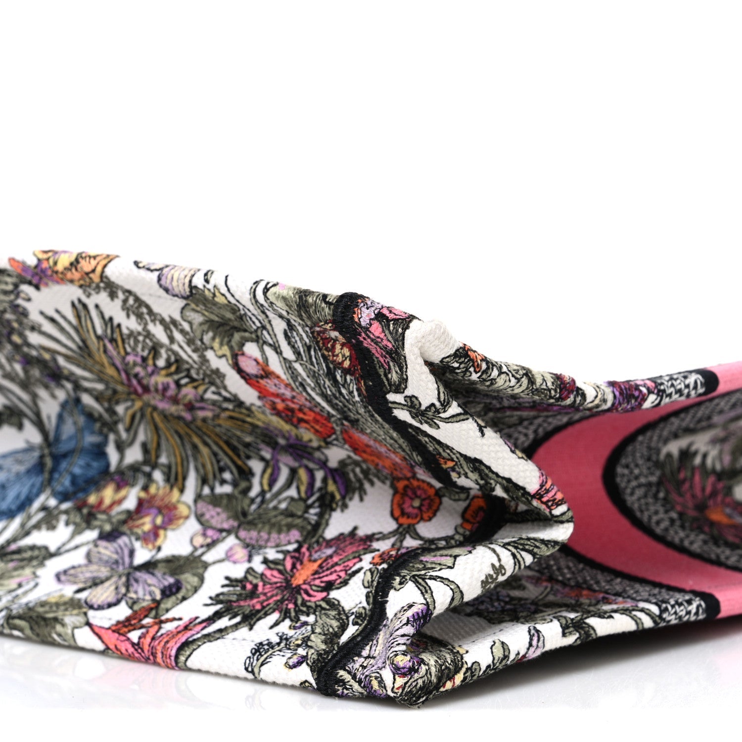 Canvas Embroidered Medium Mexico Millefiori Book Tote White Multicolor £¨ Direct shipment via from wholesalehk.shop
