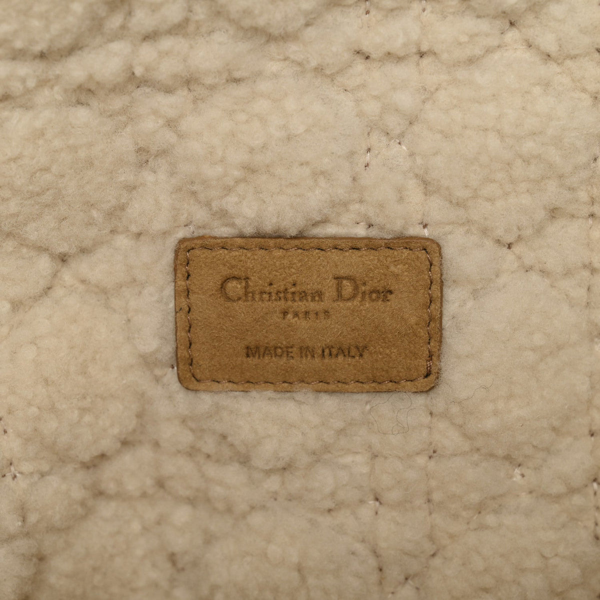 Shearling Cannage Large Caro Bag Camel wholesalehk.shop
