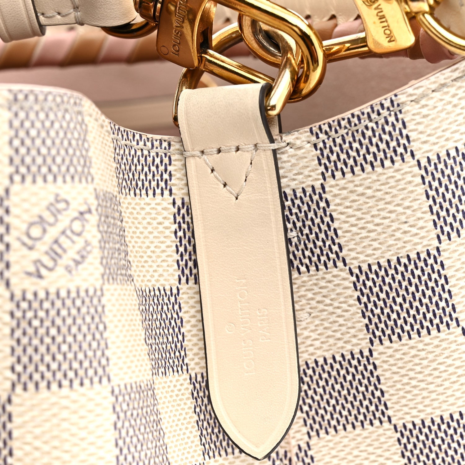 Damier Azur Braided Neonoe BB Pink £¨ Direct shipment via from wholesalehk.shop