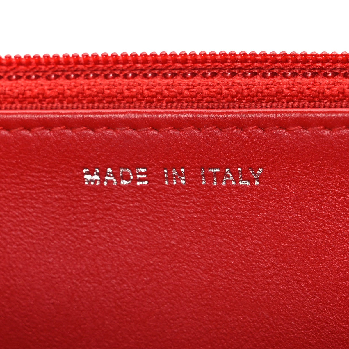 Caviar Chevron Quilted Wallet On Chain WOC Red wholesalehk.shop
