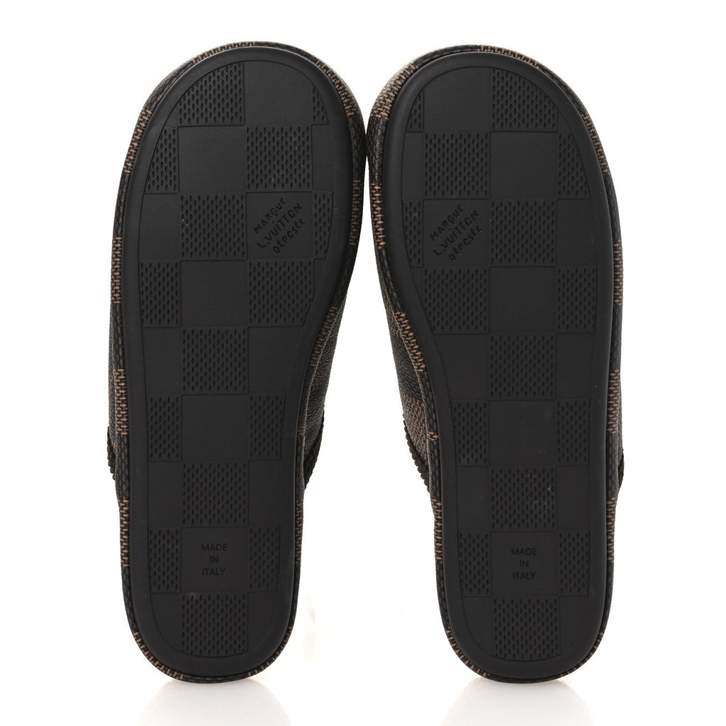 Damier Ebene Palace Slippers 8 Mocha £¨ Direct shipment via from wholesalehk.shop