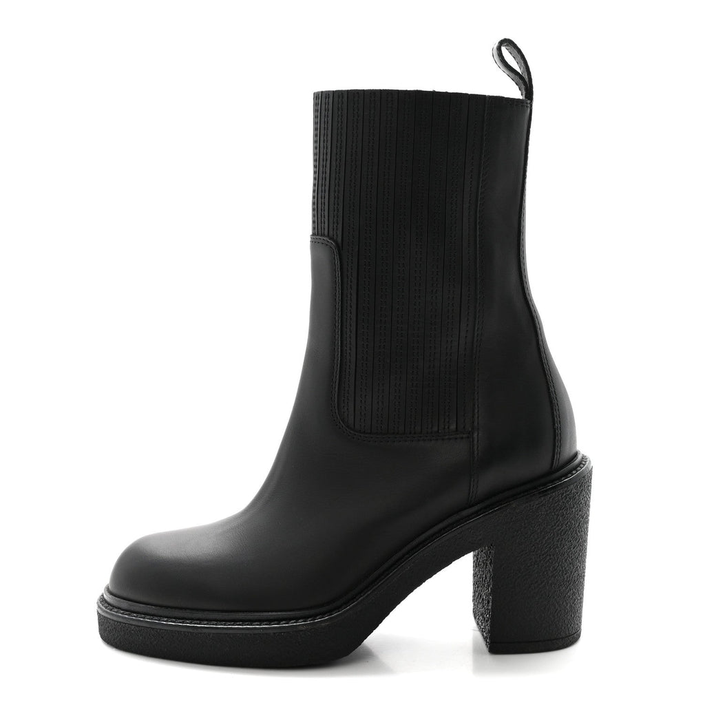 Calfskin Donia 70 Ankle Boots 36 Black wholesalehk.shop