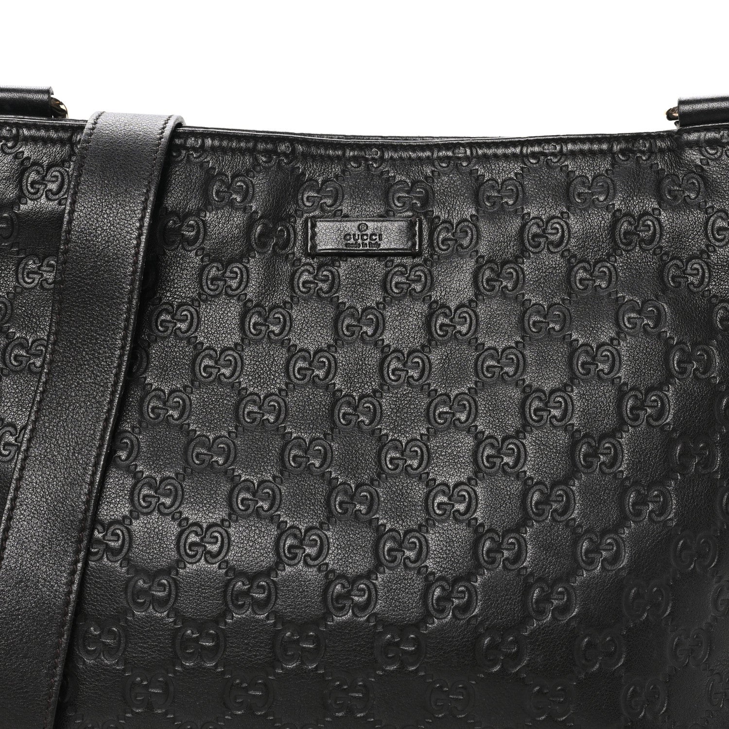 Guccissima Medium Flat Messenger Bag Black £¨ Direct shipment via from wholesalehk.shop