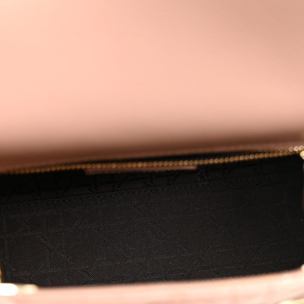 Lambskin Cannage Small My ABCDior Lady Dior Blush wholesalehk.shop