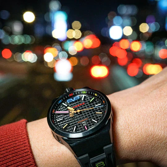 Bomberg Men's Watch BOLT-68 Neo Automatic Taipei Metropolis Black PVD wholesalehk.shop