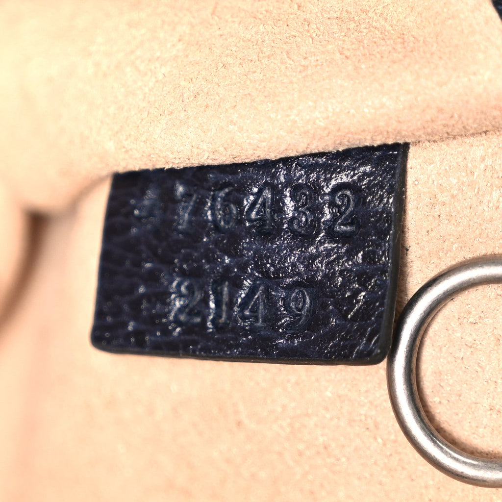 GG Supreme Monogram Textured Dollar Calfskin Super Mini Dionysus Shoulder Bag Beige Blue wholesalehk.shop