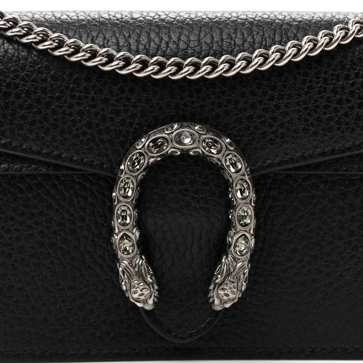 Calfskin Super Mini Dionysus Shoulder Bag Black wholesalehk.shop