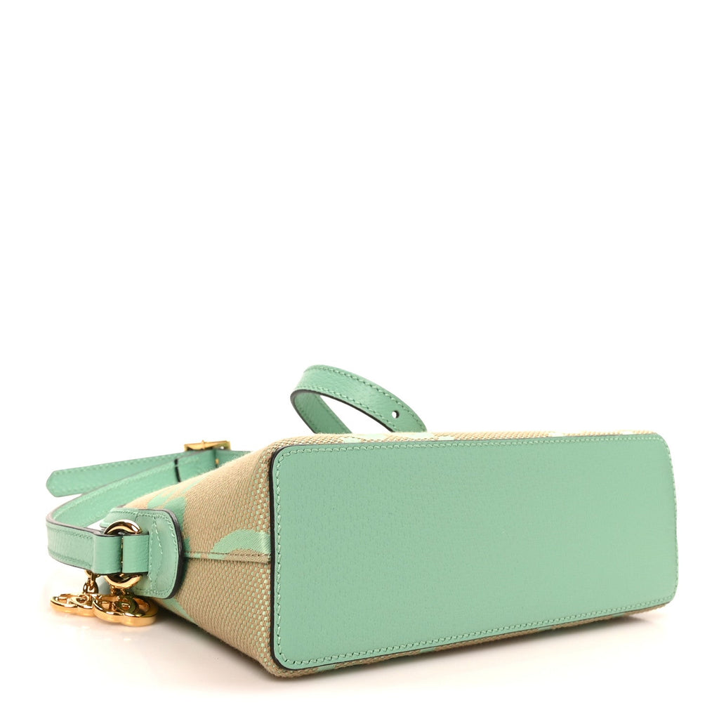 Monogram Jumbo GG Textured Dollar Calfskin Small Ophidia Dome Shoulder Bag Beige Pepperlight Mint wholesalehk.shop