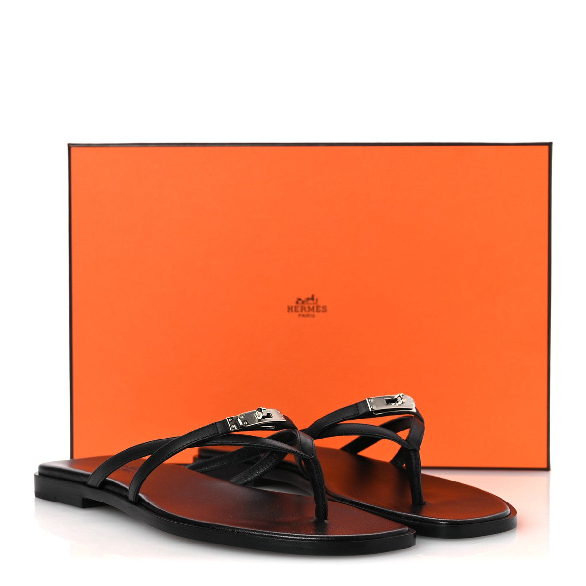 Calfskin Miss Sandals 39 Black wholesalehk.shop