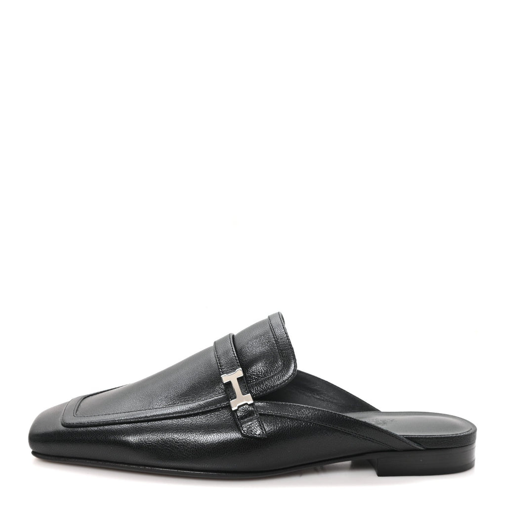 Goatskin Groupie Mules 37 Black wholesalehk.shop