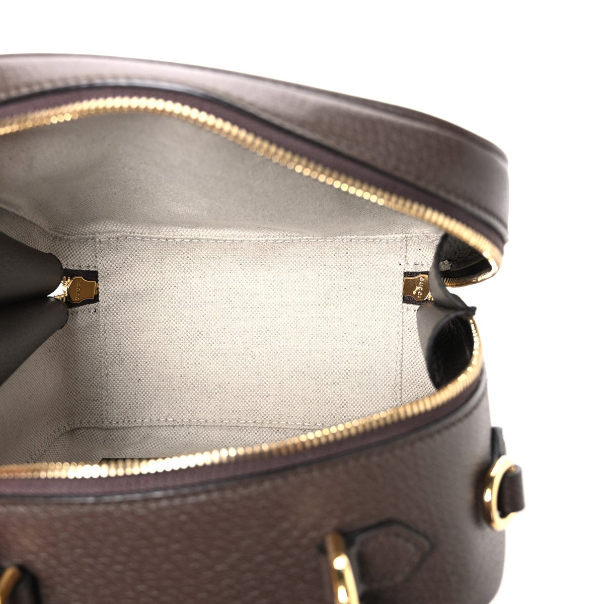 GG Supreme Monogram Textured Dollar Calfskin Mini Ophidia Top Handle Square Shoulder Bag Beige Ebony New Acero wholesalehk.shop