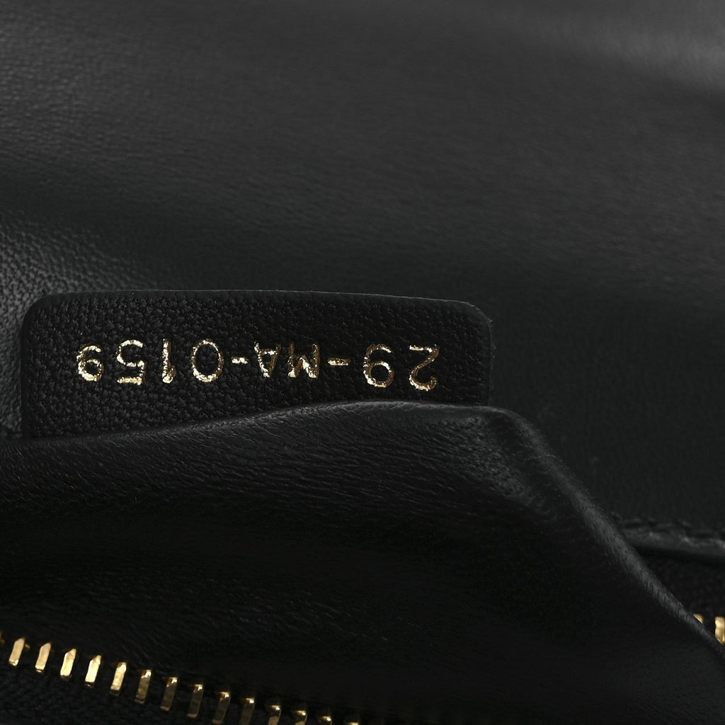 Box Calfskin 30 Montaigne Flap Bag Black wholesalehk.shop