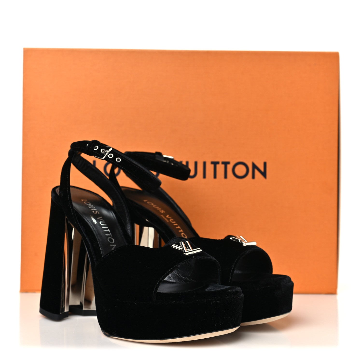 Calfskin Maya Platform Sandals 36 Black £¨ Direct shipment via from wholesalehk.shop