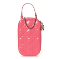 Patent Cannage Lady Dior Phone Holder Pink wholesalehk.shop