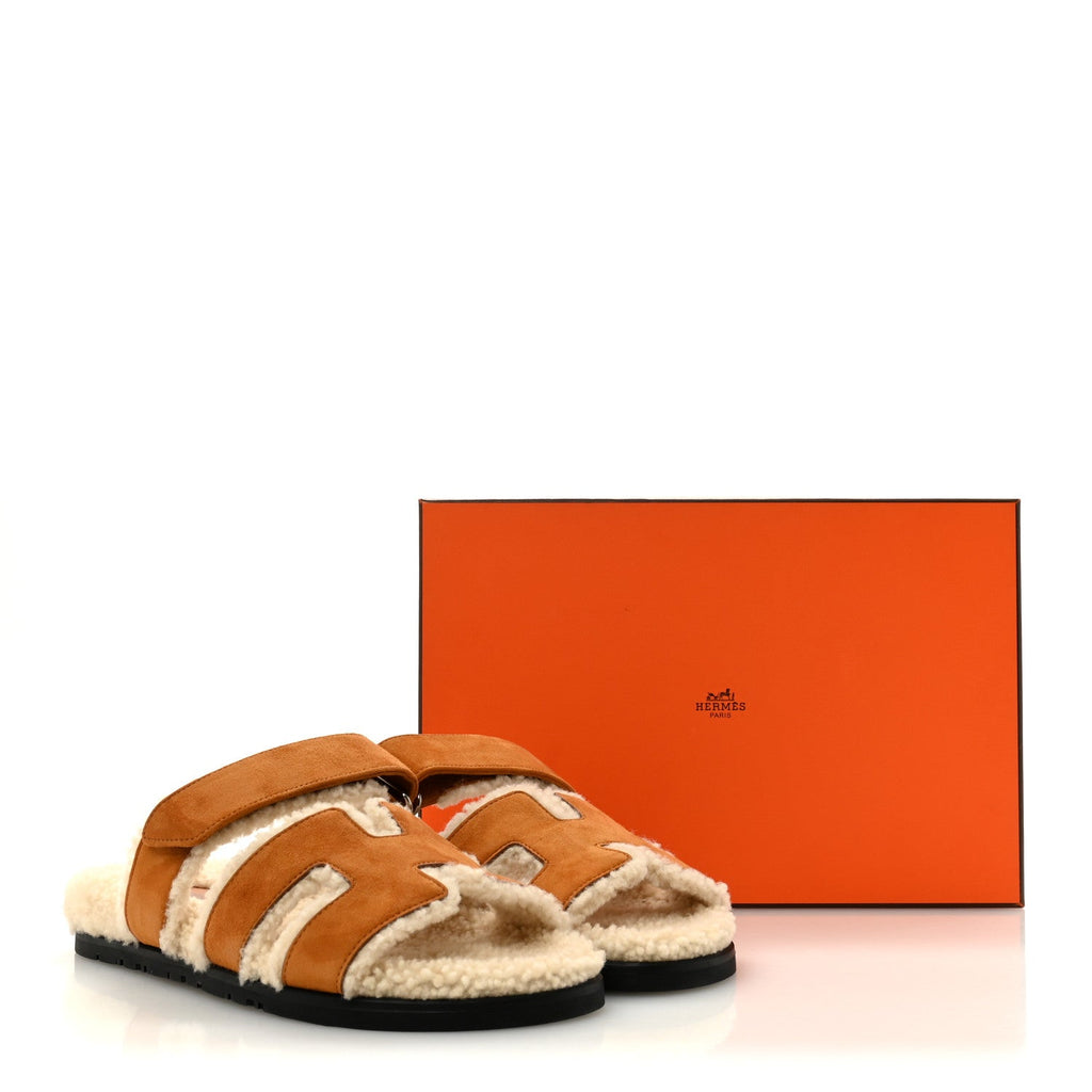 Suede Goatskin Woolskin Womens Chypre Sandals 40 Naturel Ecru wholesalehk.shop