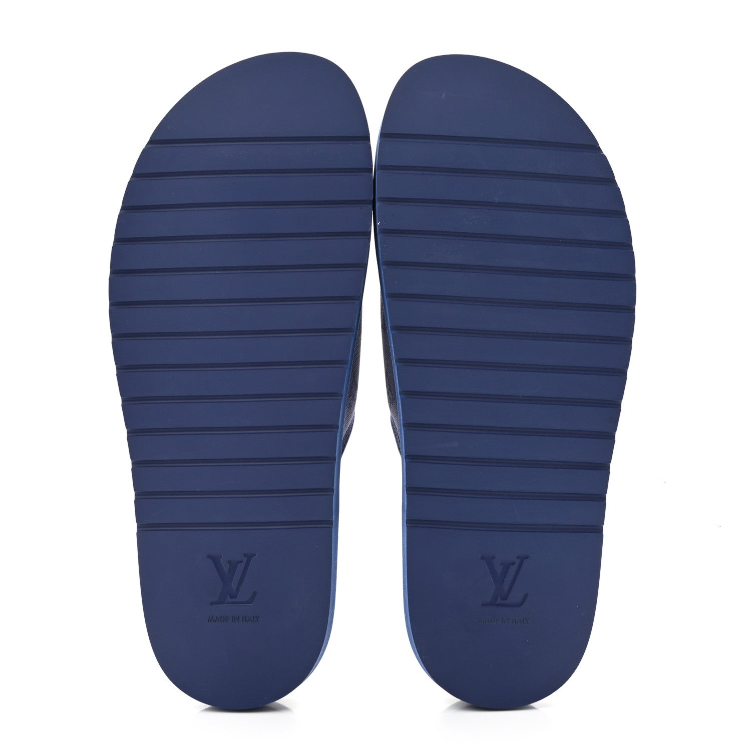 Monogram Mens Miami Mules 8.5 Navy Blue £¨ Direct shipment via from wholesalehk.shop