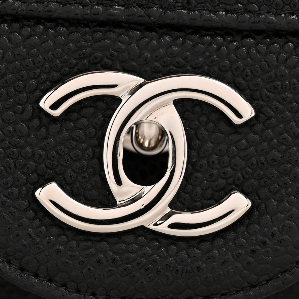 Caviar Quilted Jumbo Double Flap Black wholesalehk.shop