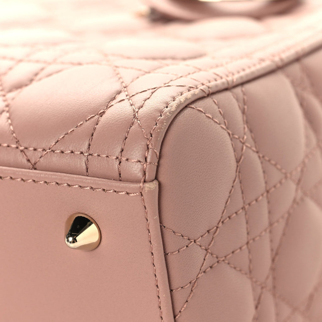 Lambskin Cannage Medium Lady Dior Fard wholesalehk.shop