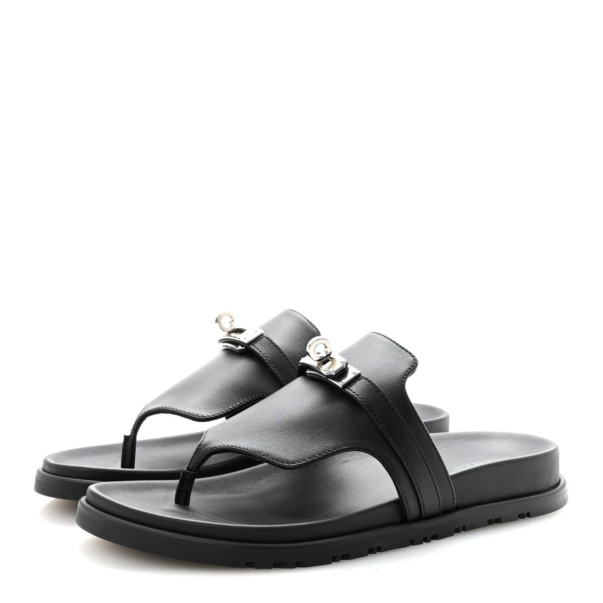 Calfskin Womens Empire Sandals 38 Black wholesalehk.shop